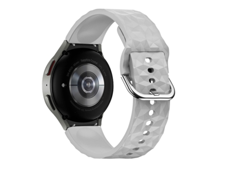 Correa para Galaxy Watch 5 / 5 Pro / 4 Silicona Texturizada Diamante Gris AVIZAR