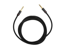 Cable De Guitarra Eléctrica De 6,35 Mm Y 3 M Con Conector Macho Chapado En Oro Para Amplificadores E Instrumentos.