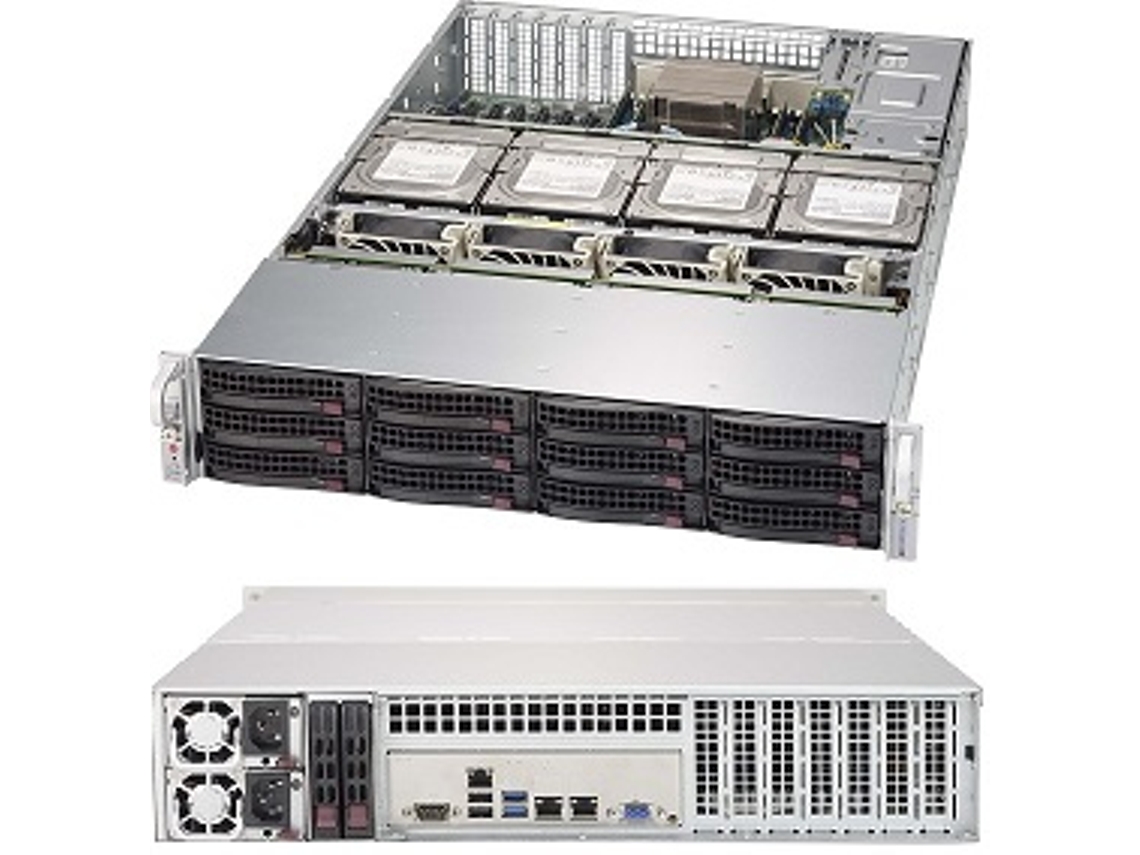 Caja SUPERMICRO (ATX,EATX - Negro,Metálico)