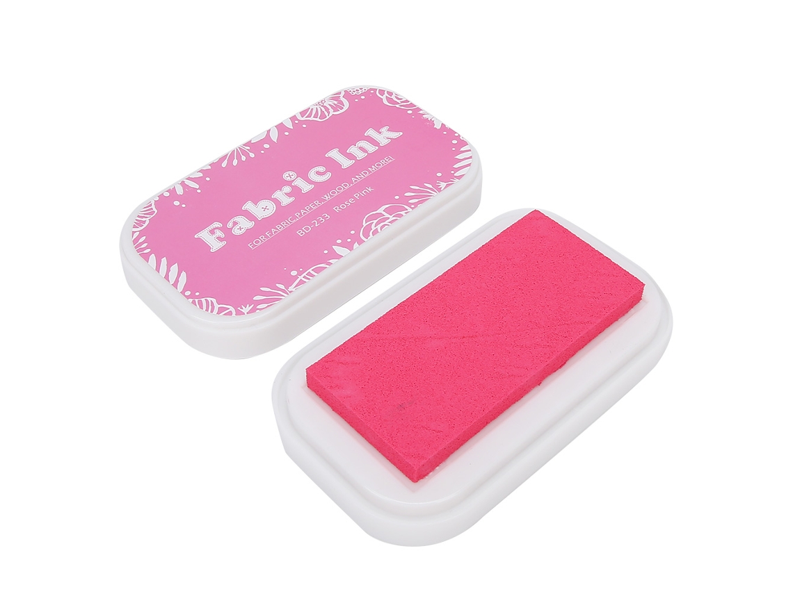 Tinta Para Sellos Rosa Diy Bd-233, Accesorio De Pintura Con Esponja - Ecológico
