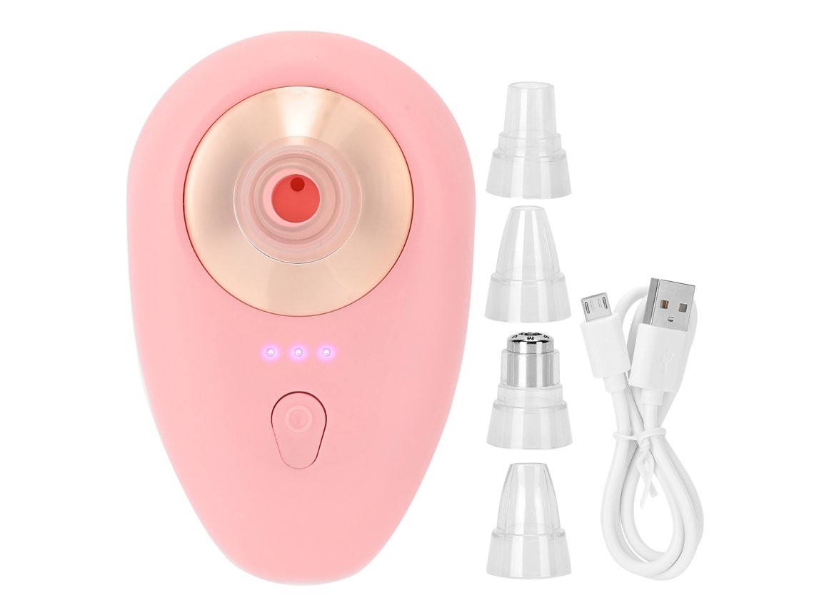 Instrumento Eléctrico De Succión Para Eliminar Puntos Negros Limpiador De Pores Faciales Doméstico Rosa