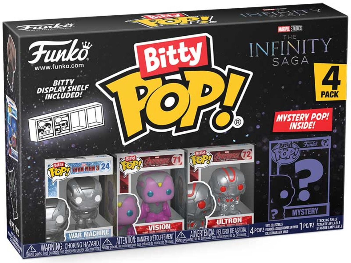 Figura FUNKO Bitty Pop! Marvel- Iron Man 4Pk (Posible Chase)