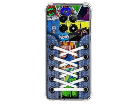 Funda Diseño Zapatillas para Realme 12 5G 12X 5G TUMUNDOSMARTPHONE Silicona Multicolor