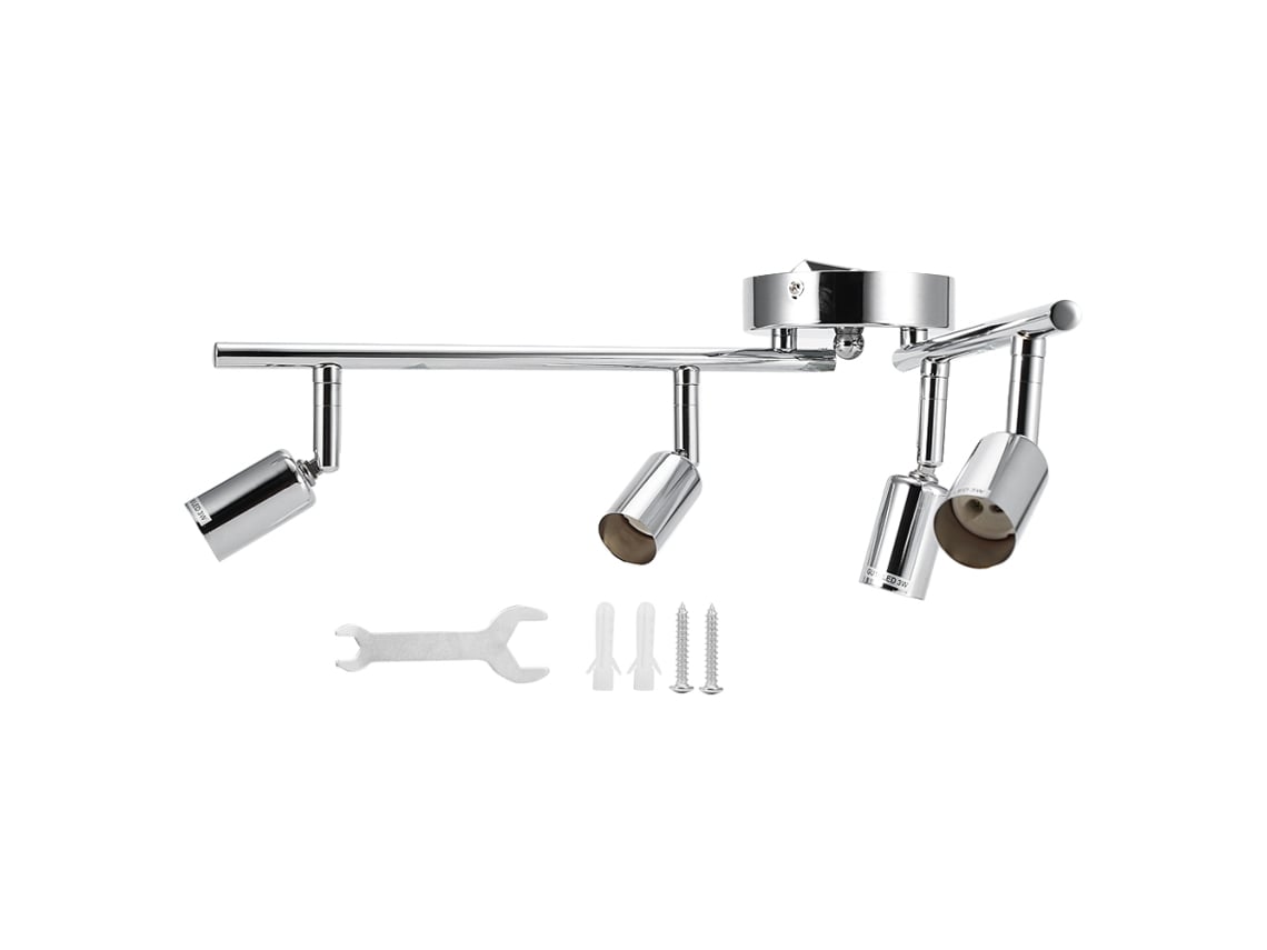 Bj-lâmpada De Teto Embutida Led Gu10 4 Cabeças 12w 86-265v Para Sala De Estar Parede