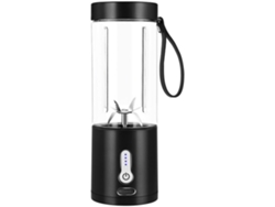 Vaso Exprimidor Portátil Carga Inalámbrica Mini Exprimidor Usb Procesador De Alimentos Eléctrico Gusshious Negro