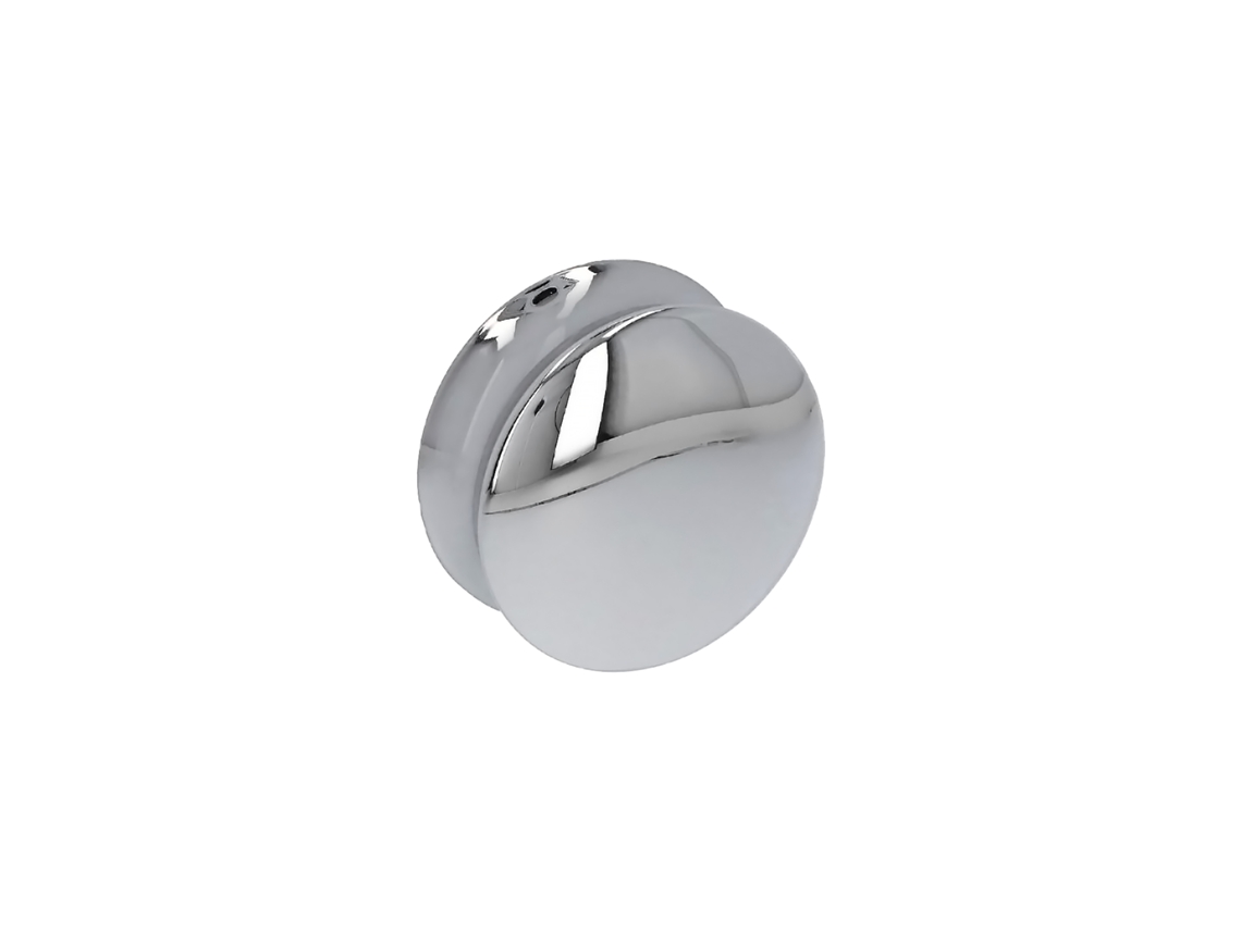 Pomo Para Mueble Diámetro 50mm En Zamac Cromado Pulido Lote De 25