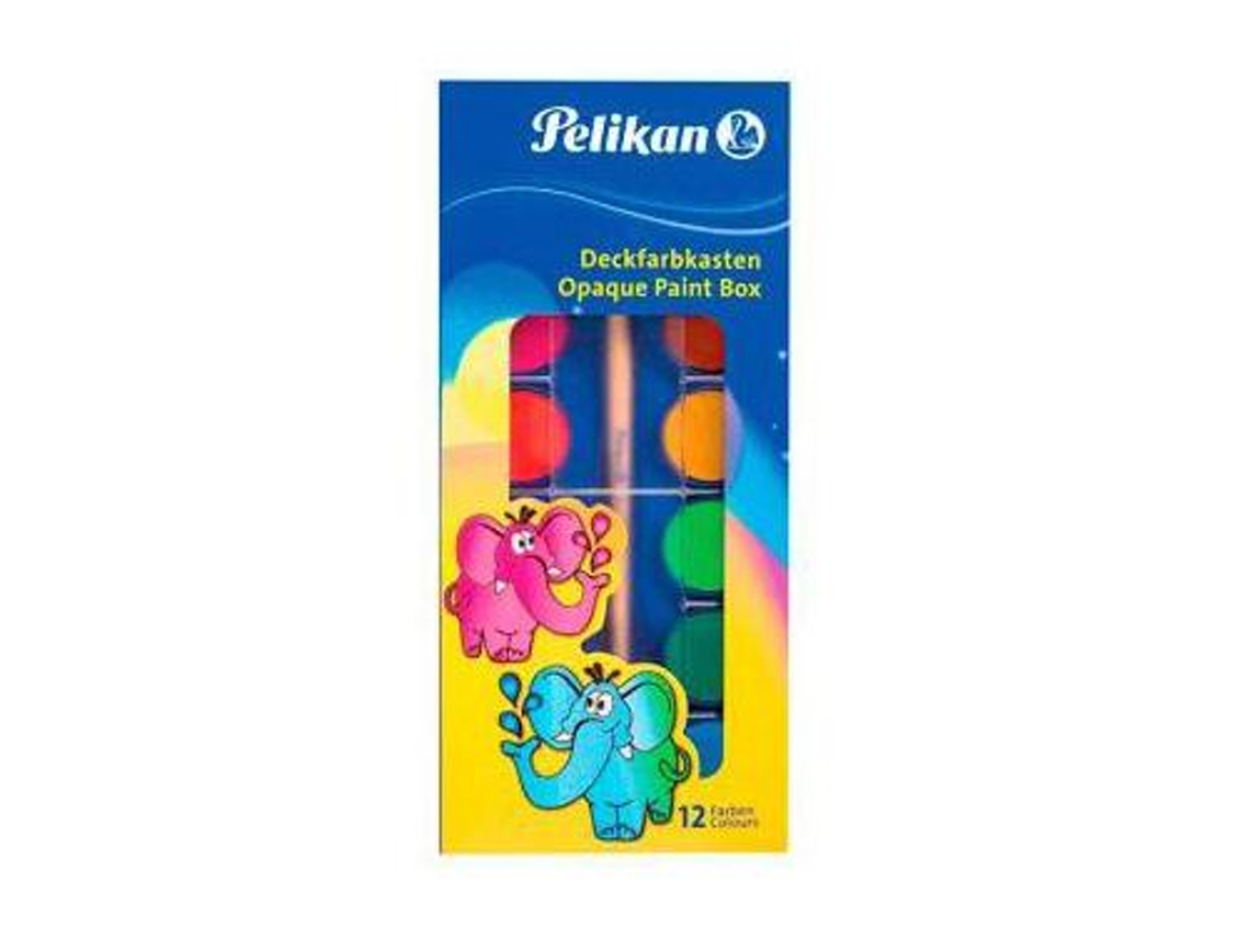 Pelikan Acuarelas Set de 12 Colores Con Pincel