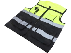 Chaleco Reflectante Ligero De Alta Visibilidad Para Seguridad, Trabajo, Emergencias, Voluntariado Y Seguridad Vial (amarillo).