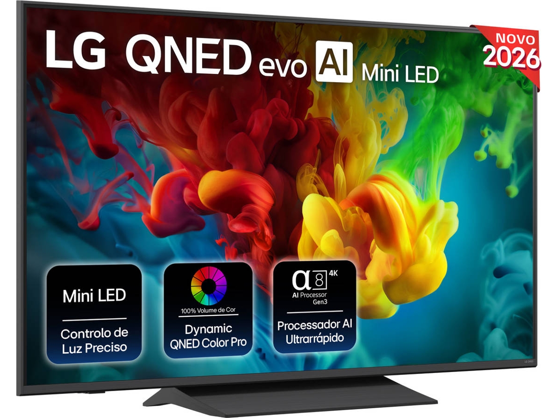 TV LG 65QNED83B6A.AEU (Mini LED QNED - 65'' - 165 cm - 4K Ultra HD - Smart TV)
