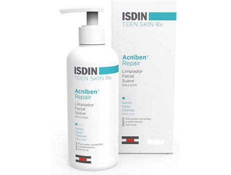 Emulsión de Limpieza ISDIN Teen Skin Rx Acniben Repair (180 ml)