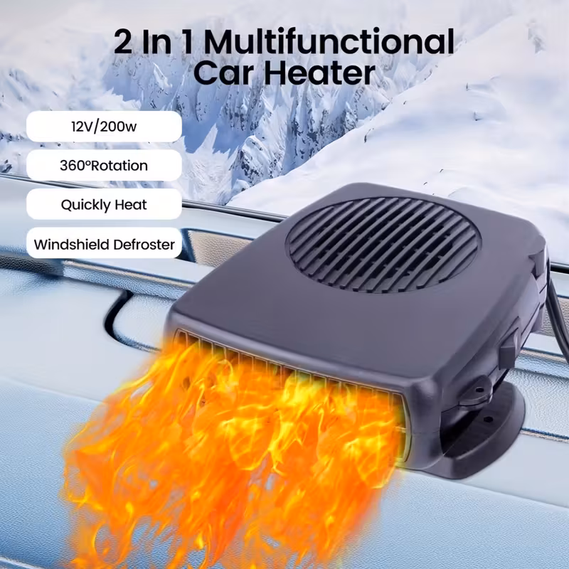 Desempañador de coche, calefactor de parabrisas, cambio rápido de frío a calor, apto para vehículos pequeños y grandes. Stelasplen