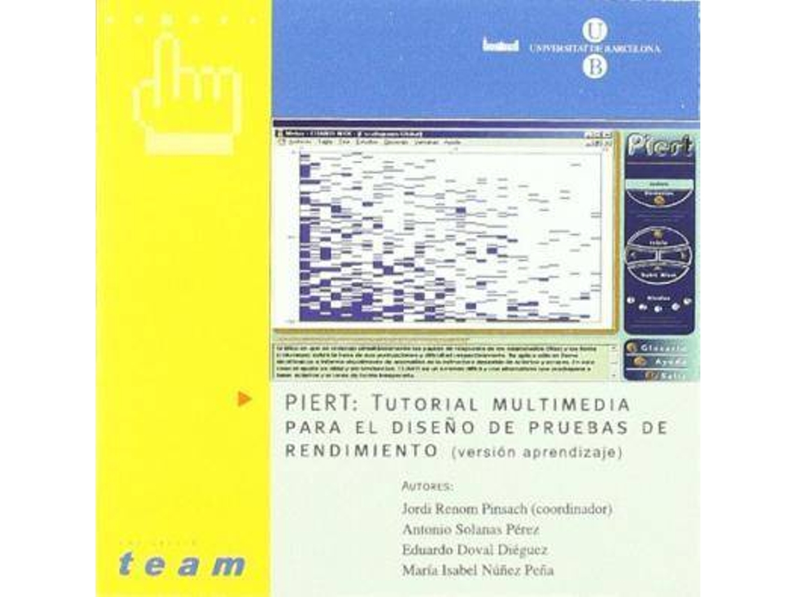 Audio-Libro Piert Cd. Tutorial Multimedia Para El Diseño De Pruebas De Rendimiento. Versión Aprendizaje de María Isabel Peña (Español)