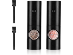 VVJIJILLY Moedor De Pimenta Elétrico, Moedor De Especiarias De Aço Inoxidável Com Grande Capacidade E Fácil Operação Com Uma Mão Para Cozinha, Restaurante, Área
