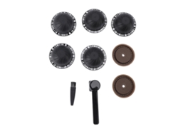 Kit de cápsulas reutilizables Nestlé Vertuoline, color negro