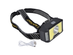 Linterna frontal LED COB recargable multimodo vía USB, resistente al agua, modelo 2026, para acampada y actividades al aire libre. Uso en exteriores.