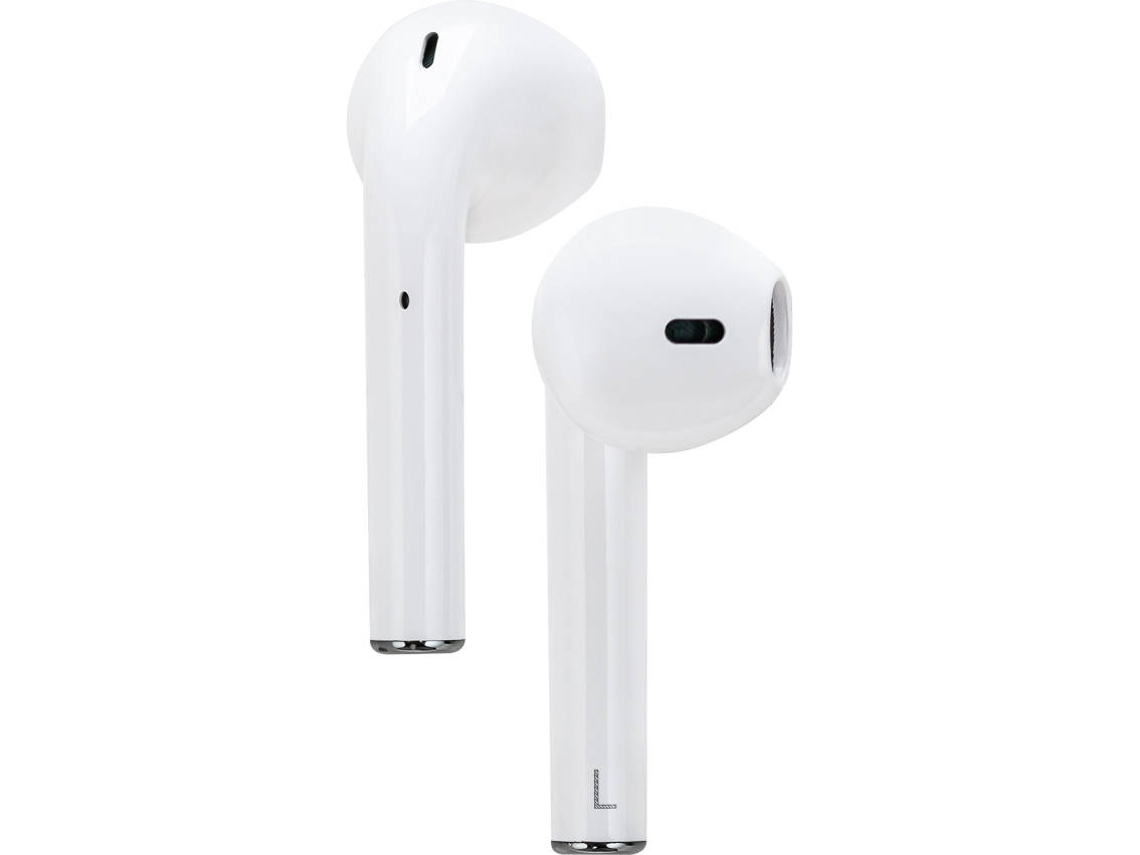 Auriculares Bluetooth True Wireless KUBO Bt (In Ear - Micrófono - Blanco)