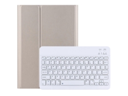 Teclado Bluetooth 2 en 1 extraíble + funda de cuero con soporte para Lenovo Tab M10 TB-X505X
