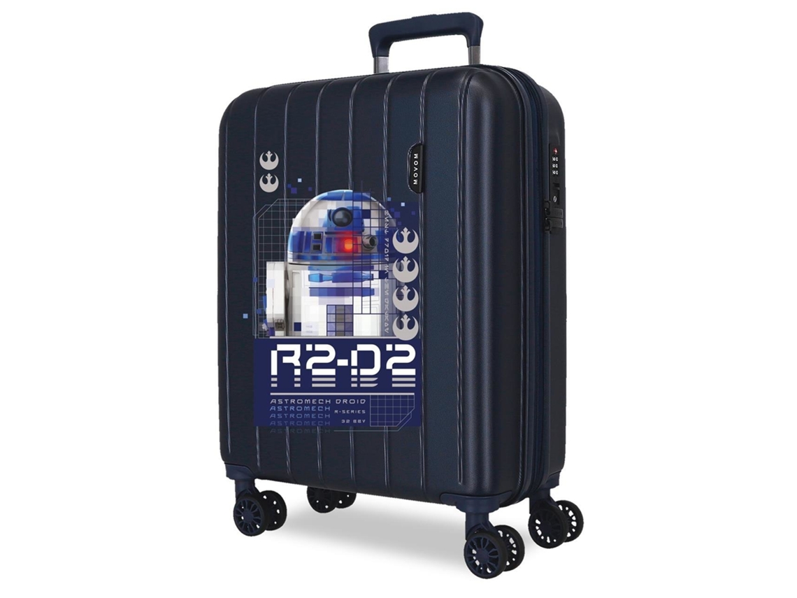 Maleta de cabina R2D2 ABS con capacidad de 44 litros, Star Wars Navy