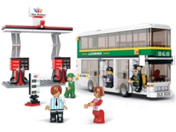 Blocs de Construcción SLUBAN Town Bus Set 2 Autobus 403 pcs (Edad Mínima: 6 Años - 403 Piezas)