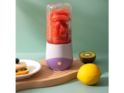 Vaso Exprimidor Eléctrico Multifuncional Recargable Por Usb Para Hacer Jugo En La Oficina Gusshious Púrpura