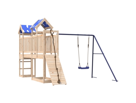 Parque infantil de exterior de VIDAXL madera maciza de pino