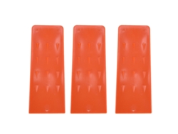 3 cuñas de corte de plástico seguras LAXISCREED de 8 pulgadas