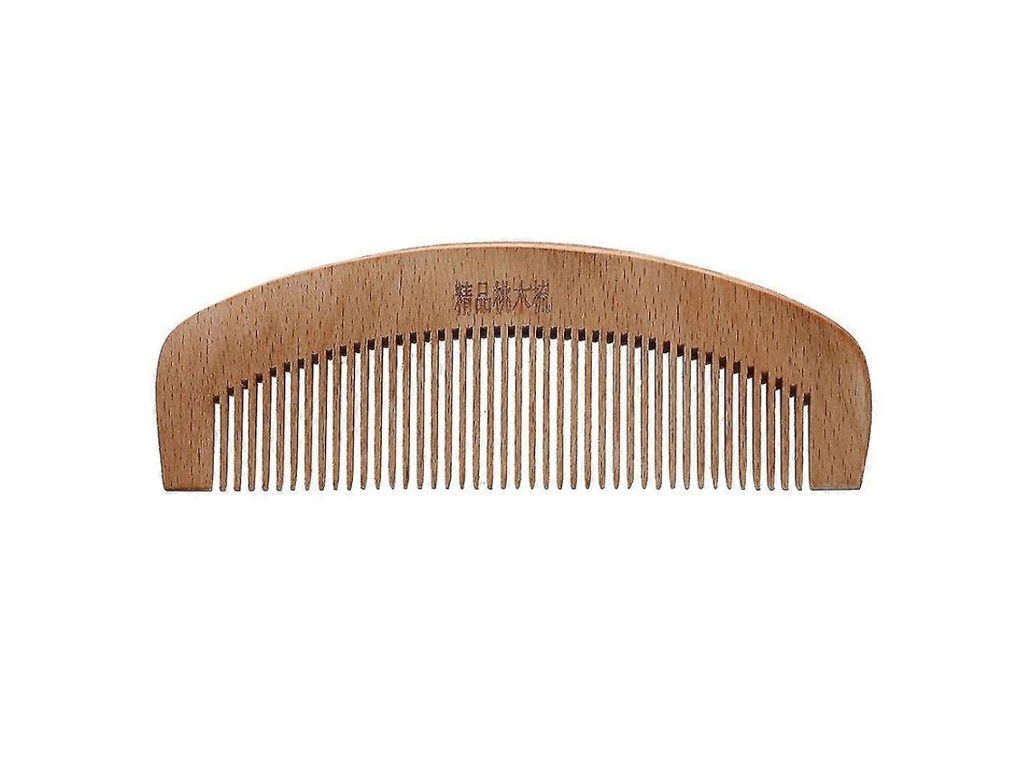 Peine De Madera Chino Hecho A Mano, 15,5 Cm, Antiestático, Para Peinar El Cabello.