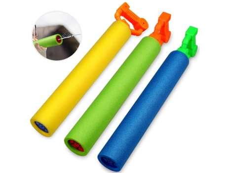 Pistolas de agua para niños, pistolas de agua Blaster, disparando hasta 30 pies, pistolas de agua de espuma supersoaker de peso ligero para piscina...