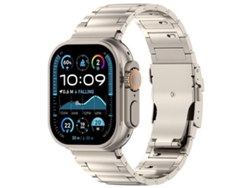 Bracelete Para Apple Watch 42/41/40/38mm - Liga De Titânio Com Fecho De Segurança I Liberação Rápida Titânio