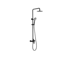 Columna de ducha monomando extensible Color Negro Mate MICE COLLECTION