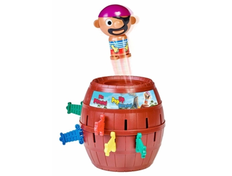 Juego infantil TOMY Pop Up Pirate, juego de acción de alta calidad para la familia, juego de piratas para perfeccionar la destreza de su hijo, jueg...