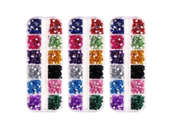 Diamantes de imitación de cristal mixtos para decoración de uñas KOFIHETY