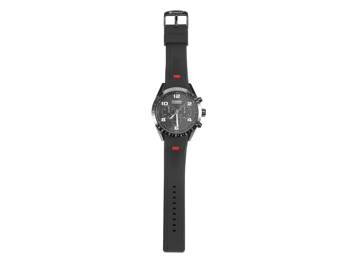 Reloj De Pulsera Analógico De Cuarzo Para Hombre Con Correa De Pu De Moda (marrón)
