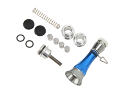 Equilibrador De Carrete De Pesca De Aluminio, Buena Estabilidad, Resistente A La Corrosión, Accesorio Para Bricolaje, Azul.
