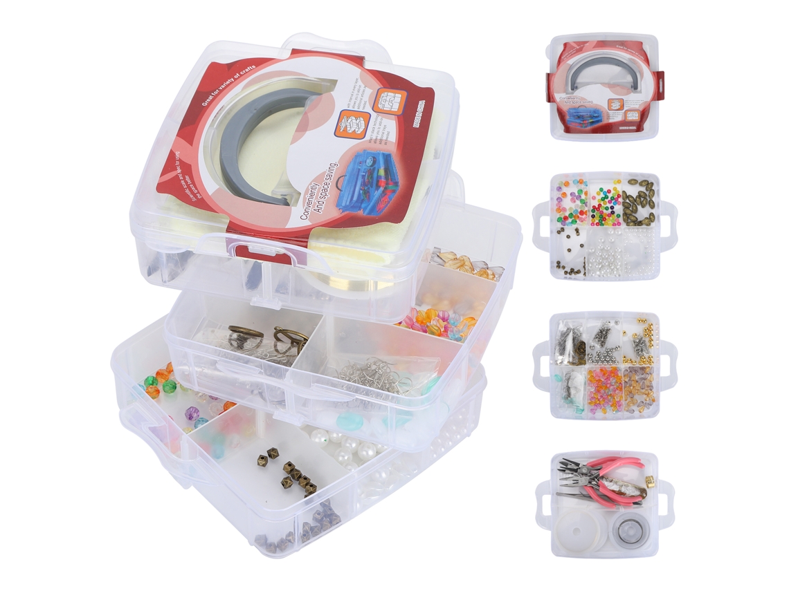 Kit Para Hacer Joyas - 804 Piezas - Herramientas Para Manualidades - Cuentas Para Collares, Pulseras Y Pendientes