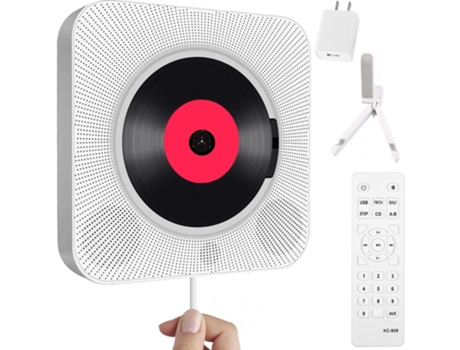 Radio Bluetooth con Pantalla y Soporte de Pared LX - Blanco TUSERXIN