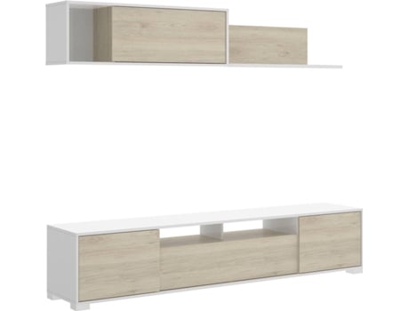 Homekit Mueble Comedor moderno madera 200x180x41 cm conjunto de tv dkit ken 200x180x41cm