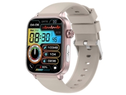 Reloj inteligente ET570 de 1,96 pulgadas con llamadas Bluetooth, monitor de frecuencia cardíaca y correa de silicona Ly Ebike