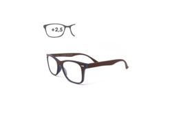 Aumento De Gafas De Lectura Rojas De Illinois 2,5