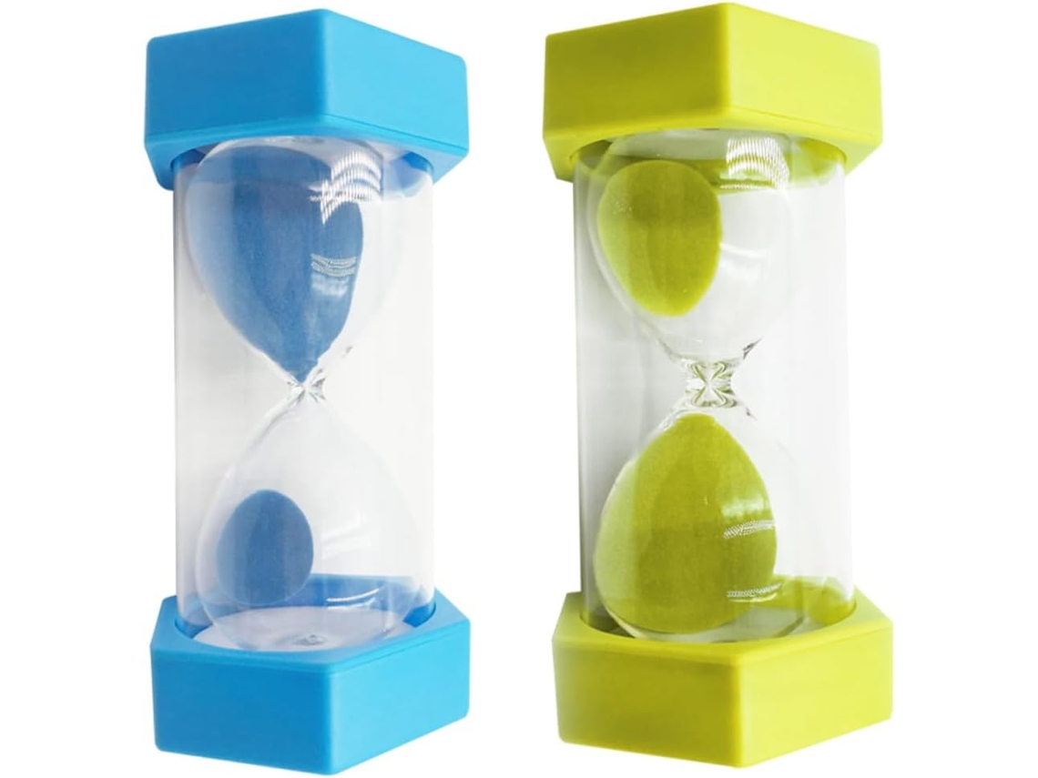 Reloj De Arena. Su Superficie Es Lisa, Proporcionando Una Agradable Sensación Al Tacto. Temporizador Infant...