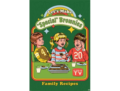 Póster GF Steven Rhodes Hagamos Brownies Especiales (61x91.5 cm)