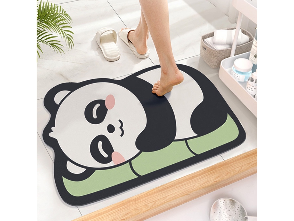 Alfombrilla De Baño De Tierra De Diatomeas Con Dibujos Animados, Antideslizante Y Súper Absorbente, De Secado Rápido.