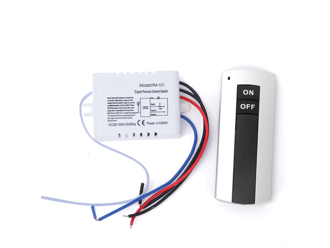 2026-interruptor Remoto De Canal Único Ym-101 Control Remoto Digital Encendido/apagado 220~240v