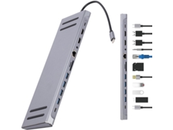 Estación De Acoplamiento Con Concentrador Usb-c | Adaptador Multipuerto