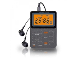 2026-radio Portátil Am/fm Mini Digital Con Reproductor Mp3, Pantalla Led, Batería Recargable Y Auriculares Estéreo