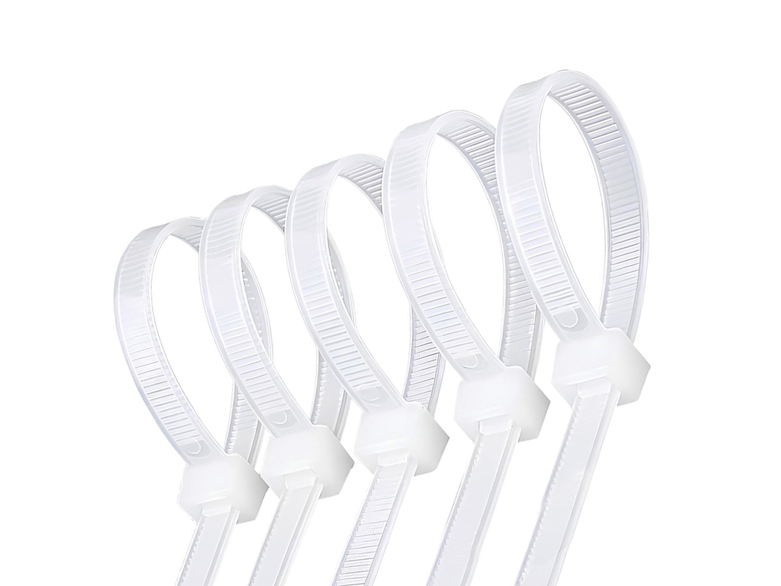 Lote De 40 Bridas De Nylon 3.6x200mm Autoblocantes Para Cables