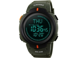 Reloj digital para hombre ELORY con alarma, resistente al agua hasta 50 m.