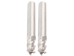 2 Brocas De Fresado Hss De 6 Mm Con 4 Ranuras Para Fresado Cnc, Corte De Metales Y Grabado.