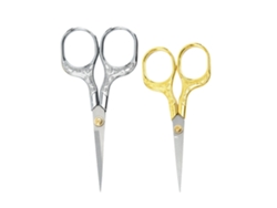 Tijeras para cortar el cabello, tijeras vintage, paquete de 2 bigote facial, barba, bordado de belleza, uso diario JEDBESETZT