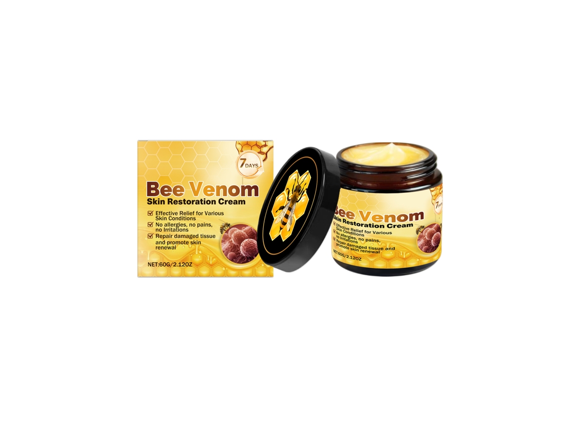 Crema reparadora para la piel con veneno de abeja